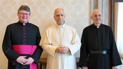 Mons. Karel Orlita na soukromé audienci u papeže Lva XIV.